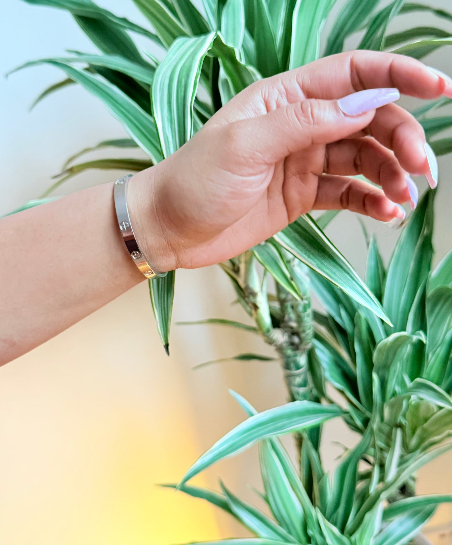 Silver bracelet (Silver lock)
