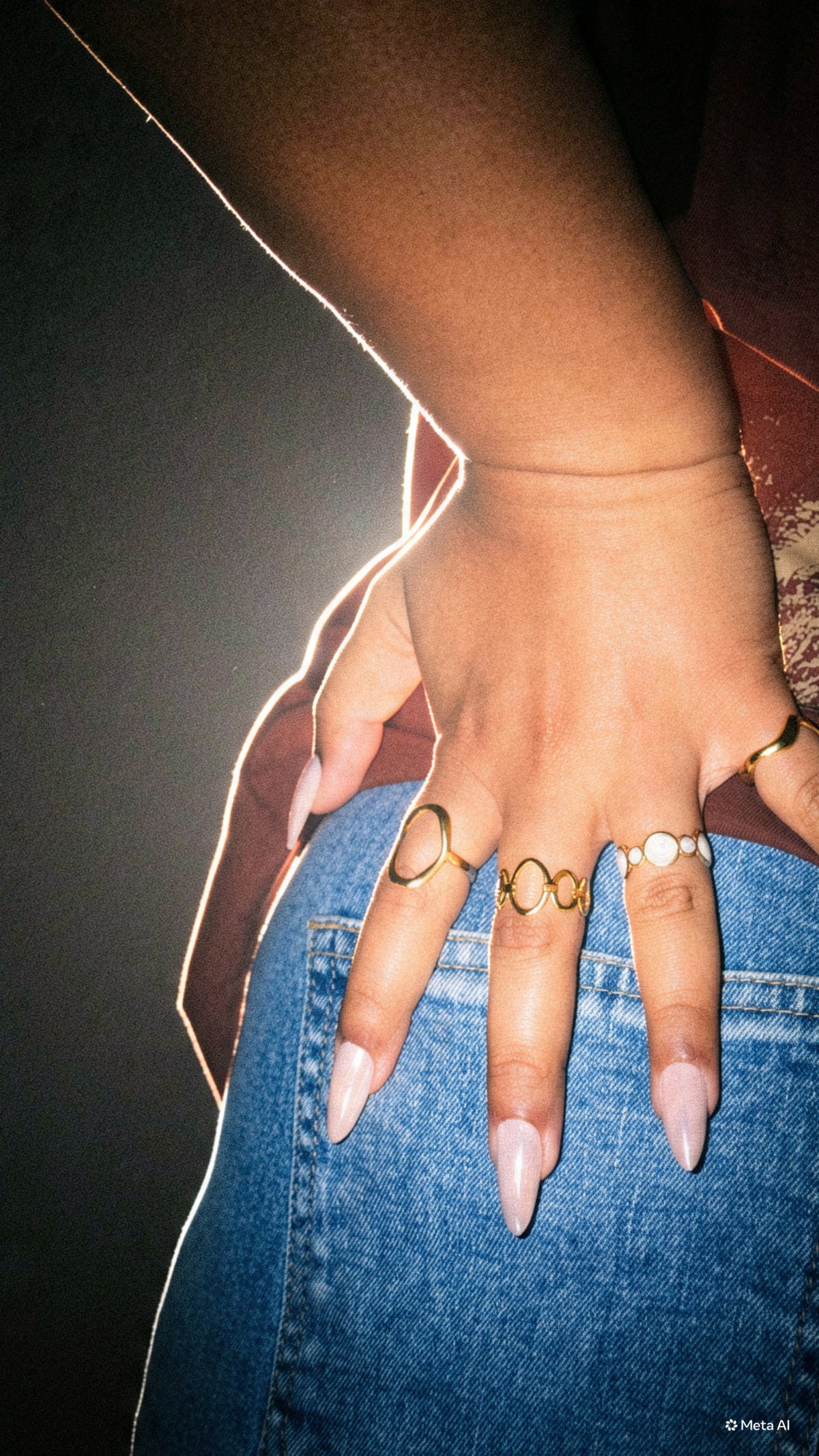 Lucky dip for adjusted gold ring